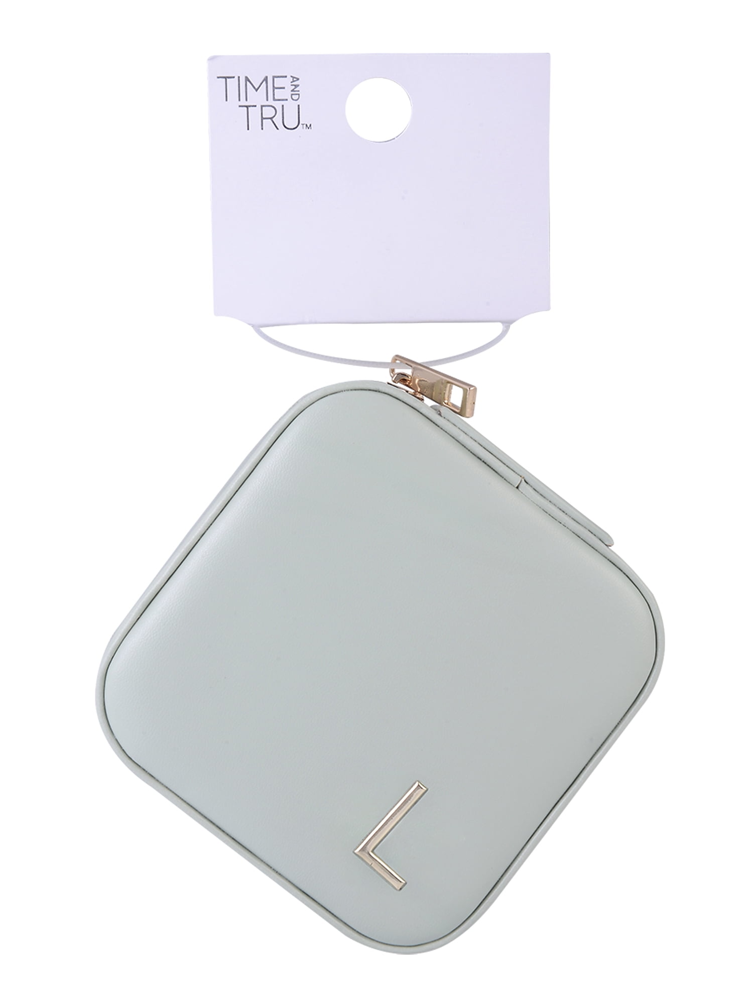 Time and Tru Square Sage Initial "L" Jewelry Organizer