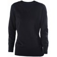 thumbnail image 1 of Kariban - Jersey de algodón y acrílico cuello en pico para chica mujer (Gris Oscuro), 1 of 2