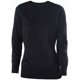 thumbnail image 1 of Kariban - Jersey de algodón y acrílico cuello en pico para chica mujer (Gris Oscuro), 1 of 2