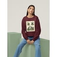 thumbnail image 2 of Heron And Crane Ii Sweatshirt Women -Sydenham Edwards Designs, Female 4X-Large, 2 of 4