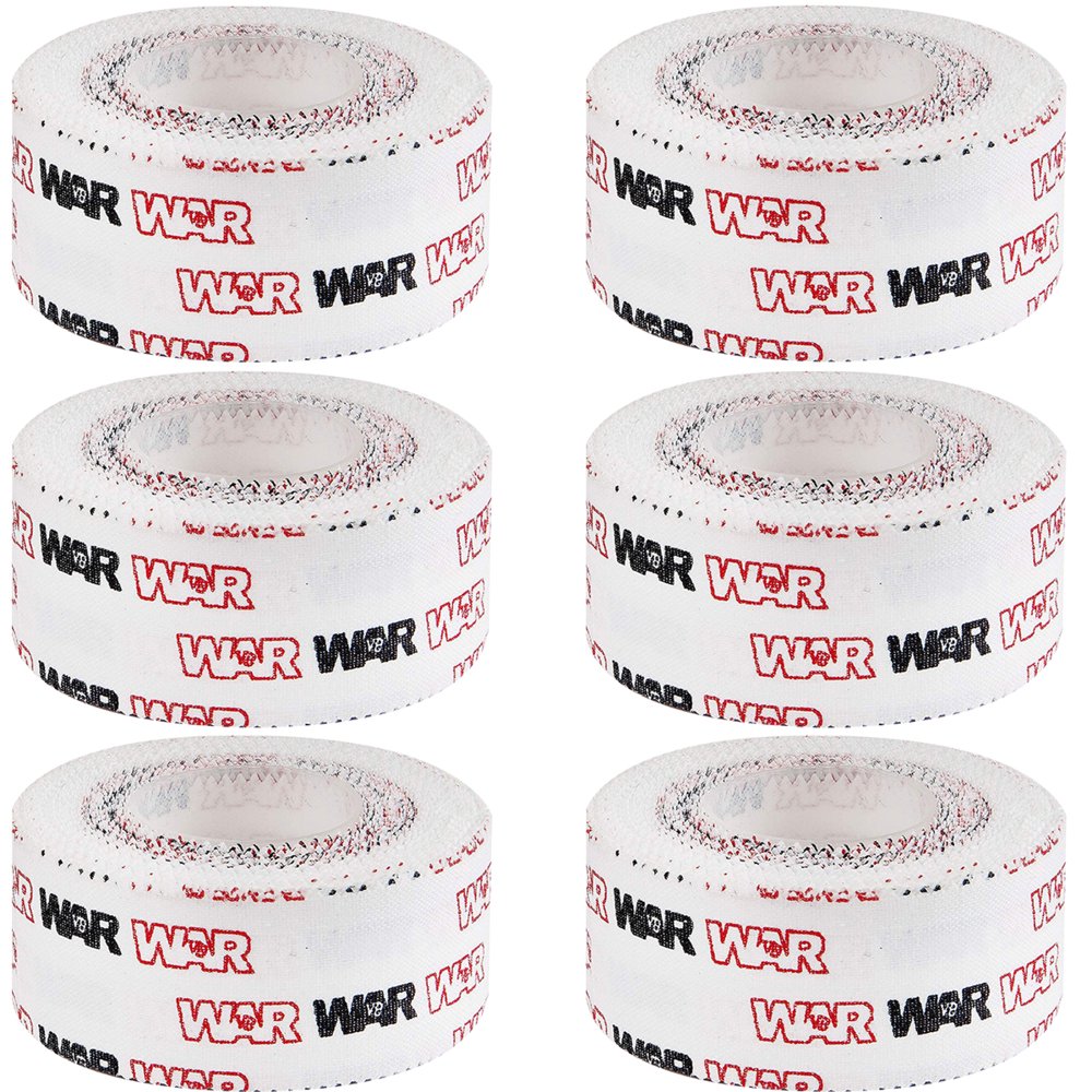 WAR Tape 1" EZ Rip Athletic Tape for Boxing, MMA, Muay Thai 6 Pack