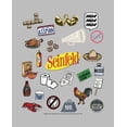 thumbnail image 2 of Women's Seinfeld Iconic Items  Graphic Tee Athletic Heather 2X Large, 2 of 4