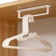thumbnail image 3 of Toallero autoadhesivo sin taladro, colgador de toallas de mano, ganchos adhesivos, soporte para toallas autoadhesivo, gancho moderno para toallas, toallero de baño, color blanco, 3 of 6