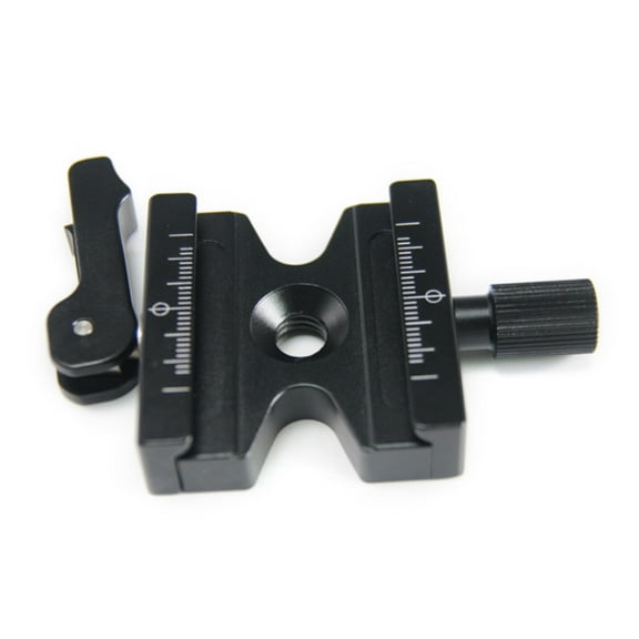 Tizuqe Quick Release Clamp with Adjustable Lever Knob 3/8" Screw for Arca for Standard QR Plate Ball for Head Tripod