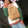 thumbnail image 4 of 2024 Nuevo, mochila vintage de pana para mujer, mochila escolar, bolso de mano informal para ordenador, mochila de viaje para la escuela, 4 of 4