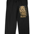 thumbnail image 2 of Modelo 1925 Lion Logo Men's Black Sleep Pajama Pants, 2 of 7