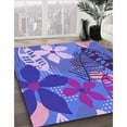 thumbnail image 3 of Ahgly Company Machine Washable Indoor Rectangle Transitional Purple Amethyst Purple Area Rugs, 2' x 3', 3 of 7