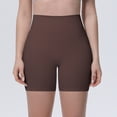 thumbnail image 6 of AzureSilk Womens Athletic Shorts Tight Yoga Pants Women No Front Seam Biker Shorts Lounge Workout running shorts for women Solid Color, Size S-XL, 6 of 6