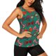 thumbnail image 2 of Fotbe red and green bow tie Blusas Sin Mangas para Mujer – Estilo Casual, Corte Suelto, Slim-Fit, Cuello Redondo Deportivo, Tops de Verano para Gimnasio y Yoga-Small, 2 of 7