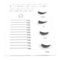 thumbnail image 3 of CRILSTYLEO Eyelash Display Board Acrylic Transparent For Makeup Artist Professionals 1Pack 8.3x5.8in, 3 of 8