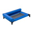 thumbnail image 3 of Cama elevada y refrescante para perros, cama portátil para mascotas, ideal para cachorros, para acampar, para interiores y exteriores. Azul, 3 of 9