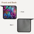 thumbnail image 2 of Pofeuu Neon Free Play Print Silicone Trivet Mats,Silicone Hot Pads for Kitchen, Silicone Trivets for Hot Pots and Pans, Silicone Hot Pad, 2 of 8