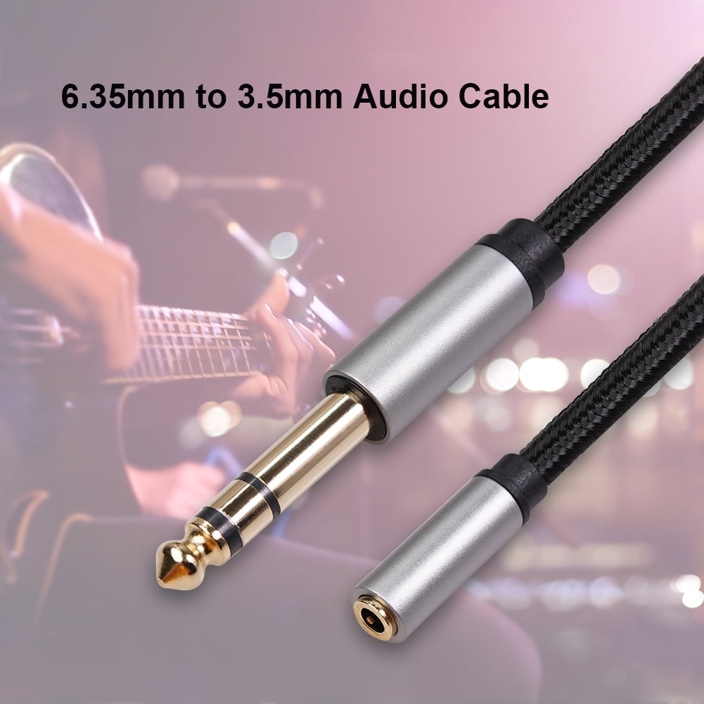 Cable de audio macho de 6,35 mm a hembra de 3,5 mm para auriculares de ...