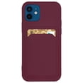 thumbnail image 1 of Funda de teléfono para Apple iPhone 14 13 11 12 pro max mini 7 8 plus XR XS X SE 2020, fundas originales, funda para tarjetas, silicona líquida suave Tan Jianjun unisex, 1 of 2