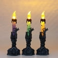thumbnail image 4 of Diconna Halloween Candle Lamp, Skeleton Ghost Hand Flameless Decoration, 4 of 8