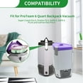 thumbnail image 2 of 20 Pack 107314 Micro Filter Bags Replacement for ProTeam 6 Quart Backpack Vacuum: Super Coach Pro 6, ProVac FS 6, GoFit 6, GoFit 6 PLUS and GoFree Flex Pro II, 2 of 6