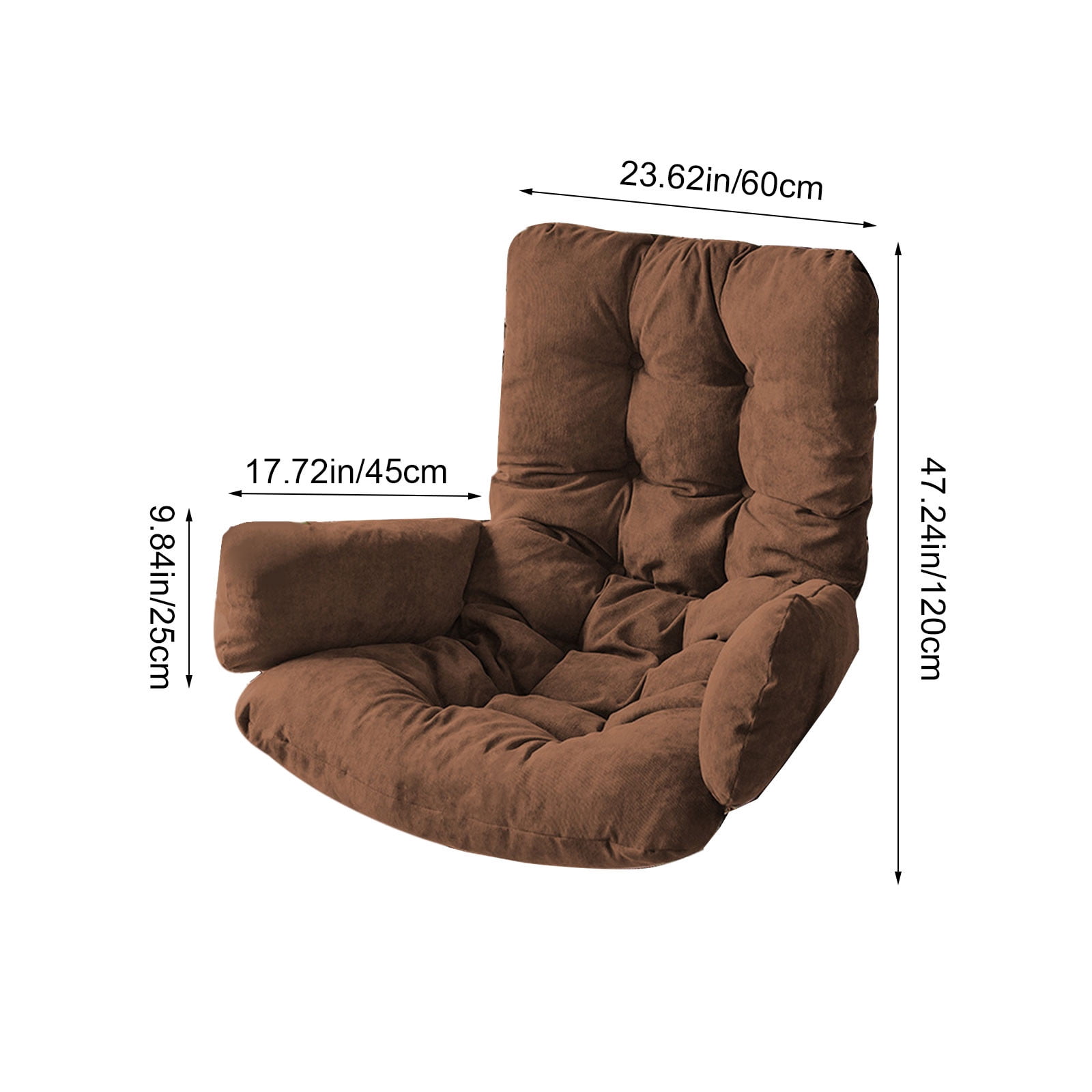 Leodye Outdoor Hanging Egg Chair Cushion Replacement, Thicken Egg Chair Cushion Waterproof Basket Eggs Chairs Cushion with Headrest Pillow, Cushions for Hanging Eggs Chairs Swing