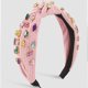 thumbnail image 5 of Diademas para mujer,Diademas para mujer,Diademas para mujer Diademas,Diadema ancha anudada,Diadema superior adornada con joyas,Diadema elegante para el cabello para mujer, 5 of 6