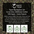 thumbnail image 6 of Organic Way Raspberry Leaf Cut & Sifted (Rubus Idaeus) - European Wild-Harvest | Organic & Kosher Certified | Vegan, Non GMO, Gluten and Caffeine Free | USDA Certified | Origin - Albania (1LBS / 16Oz), 6 of 8