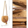 thumbnail image 5 of Summer Straw Crochet Beach Bag Woven Crossbody Boho Purse for Women Trendy, 5 of 6