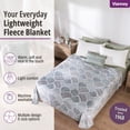 thumbnail image 5 of Vianney Lightweight Blanket Palma King Size Beauty Soft 100% Polyester Machine Washable, Ultra-Soft Texture, 5 of 9