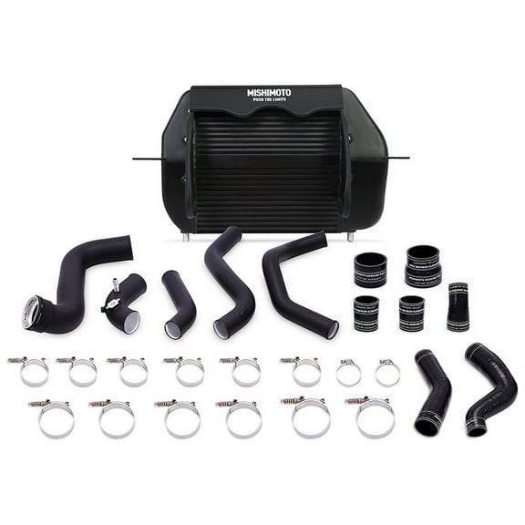 Mishimoto MMINT-F150-11KBBK Performance Intercooler Kit Compatible With Ford F-150 EcoBoost 2011-2014 Black, Black