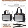 thumbnail image 2 of Bolso tote de lona Bagstellar grande tipo bandolera para laptop, 2 of 7