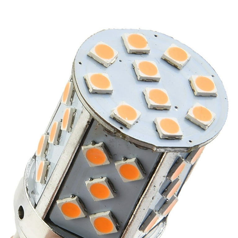 Ampoules BAU15S LED ORANGE PY21W 144 SMD Extra Clignotants 1156 - Xenon  Discount