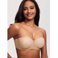 thumbnail image 4 of Sostén DOBREVA Strapless de Malla Transparente con Aros Beige 32D, 4 of 6
