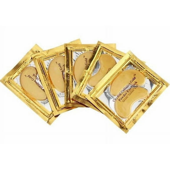 5-2000 Pair Crystal Gold Collagen Powder Eye Mask, Under Eye Dark circle remove VeniCare