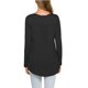 thumbnail image 5 of Blusa de manga larga con cuello en V y botones para mujer, 5 of 6
