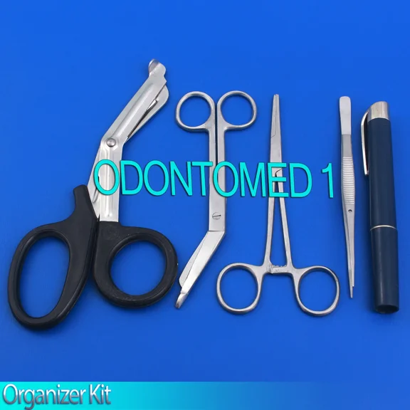 Nurse Nylon Pocket Organizer Kit New,Black Emt Set