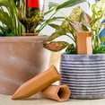 thumbnail image 5 of Cono de riego de arcilla, juego de 4 accesorios de riego, botella de 1,5 L, terracota, 5 of 5