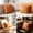Orange, variant on PiGOGI Outdoor Waterproof Pillow Cover Solid Color Polyester Throw Pillow Case for Patio Garden