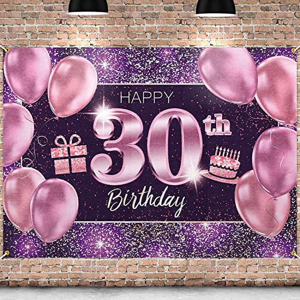 PAKBOOM 91. Geburtstag Banner – 1,2 X 1,8 M, Schwarz-gold, Mit Aufhänge-Schnüren