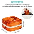 thumbnail image 5 of Maple Leaf Travel Portable Jewelry Box - Square Organizer Box with Bracelet Holder, Earring Organizer – Store Rings, Earrings, Necklaces, Bracelets, and More! Suitable for Girls and Women, 5 of 6