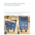 thumbnail image 4 of Fabric Shopping Bag on Wheels with Foldable Designs for Convenient Carrying, 4 of 13