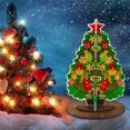 thumbnail image 3 of Cuadros Decorativos Adorno de mesa DIY Artesanía Árbol de Navidad Mini decoración del hogar (BJP802) Likrtyny  embutido en tela, 3 of 5