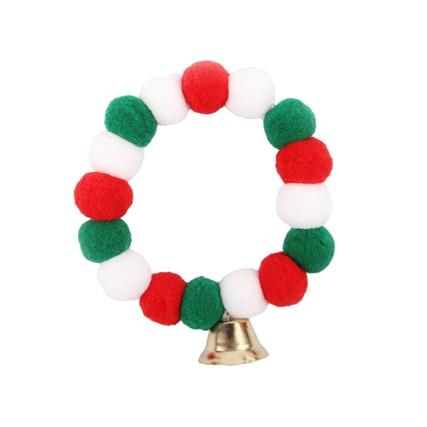 Collar navideño para mascotas jinwen collar elástico para perros y gatos L