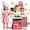 78PCS(Red), variant on JoyStone 63PCS Kids Kitchen Playset,Play Kitchen Toy with Realistic Lights & Sounds,Pretend Steam, Play Sink & Oven, Menu Board & Other Kitchen Accessories Set for Toddlers