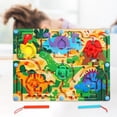 thumbnail image 3 of Laberinto magnético para niños, juguete de madera para niños, juguetes educativos y de aprendizaje para niños en edad preescolar, regalo de cumpleaños. Dinosaurio, 3 of 6