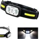 thumbnail image 3 of Dos opciones Diseño de reflector de silicona 400mAh Batería Faro IPX4 Impermeable Ligero Carga USB para correr al aire libre Pesca, 3 of 5
