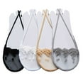 thumbnail image 1 of Milisten 4Pares Calcetines Invisibles Con Encaje Bordado Para Mujer Material Transpirable, 1 of 8