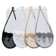 thumbnail image 1 of Milisten 4Pares Calcetines Invisibles Con Encaje Bordado Para Mujer Material Transpirable, 1 of 8