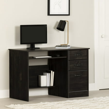 UPC: 0066311090949 | South Shore Farnel Computer Desk Rubbed Black