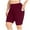 Red, variant on Hauaitttt Women Shorts Plus Size High Waist Workout Athletic Shorts Seamless Lifting Yoga Shorts with Pockets High Waist Yoga Shorts Pack Exercise Tops for Women Comfy Dress Pants for Women Women s