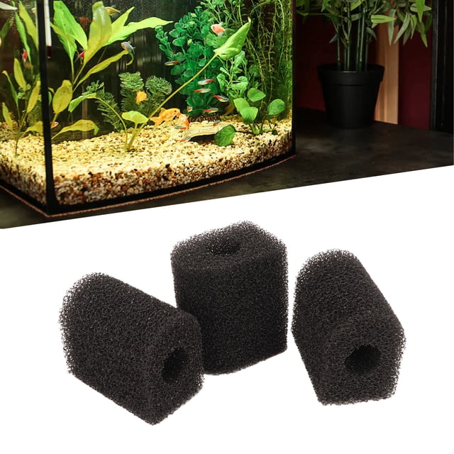 Rollos de esponja Filtro de Filtro de Pescado, Rollo de Esponja del Filtro Evita Que la Obucificación de la Filtracia Sede 3 Piezas para Agua Salada