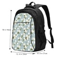 thumbnail image 5 of Daiia Tulips Flowers Pattern USB Charging Backpack for Men and Women, Anti-Theft Backpack,Travel Backpack,School Backpack,College Backpack,Laptop Backpack, 5 of 7