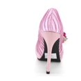 thumbnail image 6 of Ellie Shoes E-517-PENELOPE 5" Satin Womens Pump with Flower And Rhinestone Decor. Pink / 7, 6 of 6
