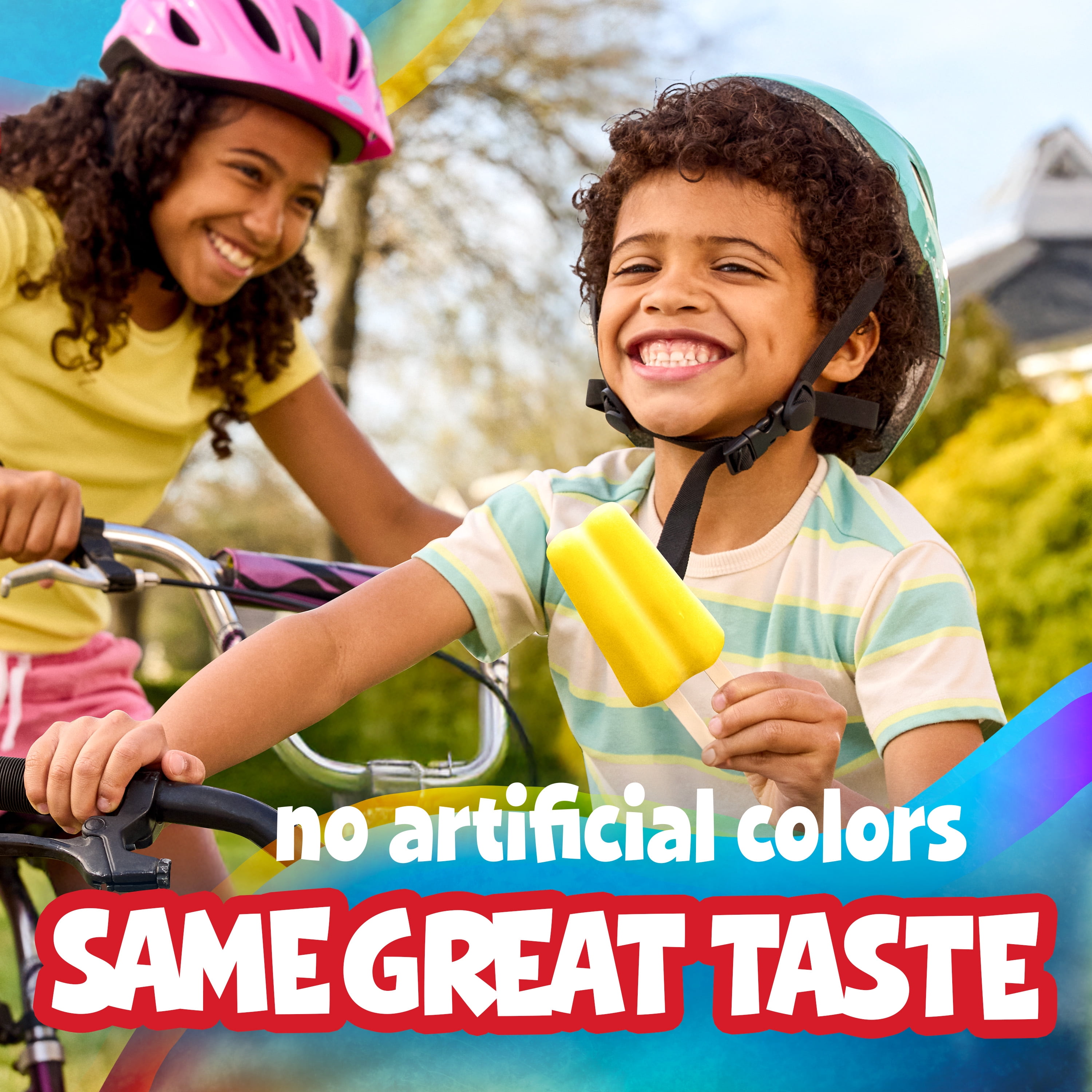 Budget Saver Twin Pops, Banana, 18 Count, Frozen Popsicles with Natural Colors